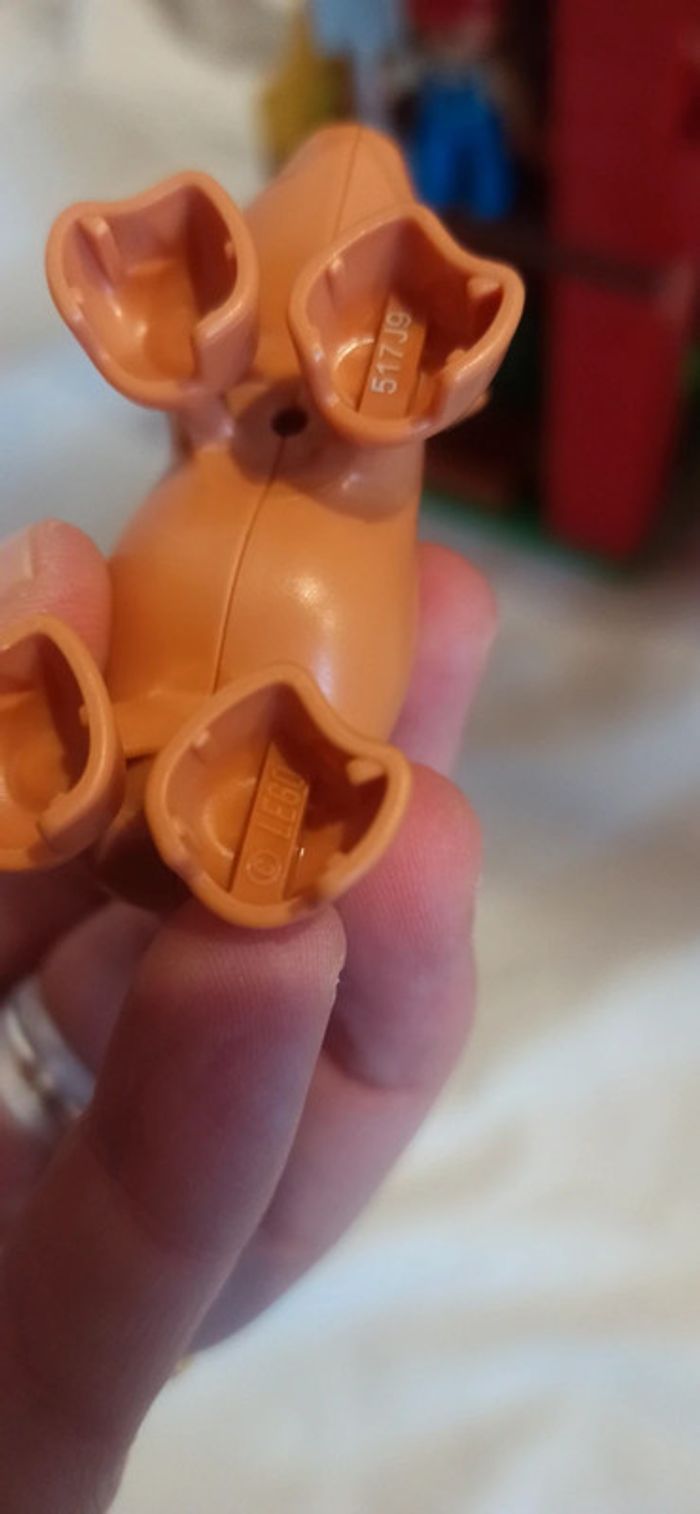 Bâtiment de Ferme avec homme fermier mouton et cochon lego duplo - photo numéro 7