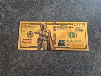 Billets OR à collectionner Boba fett star wars