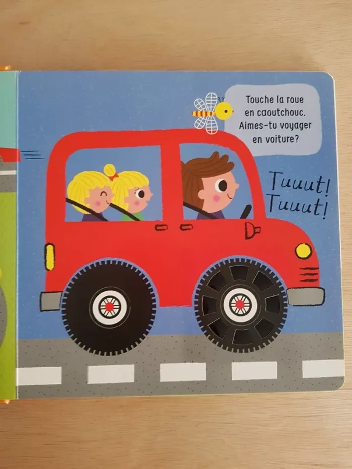 Livre tactile Je découvre les véhicules - photo numéro 5