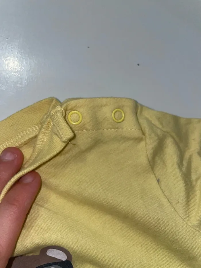 T-shirt manche courte - Motif Ours - 4/6 mois - photo numéro 4