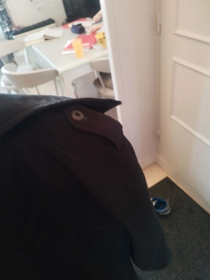 Manteau long  doublé style trench mais avec fermeture zippée - photo numéro 6