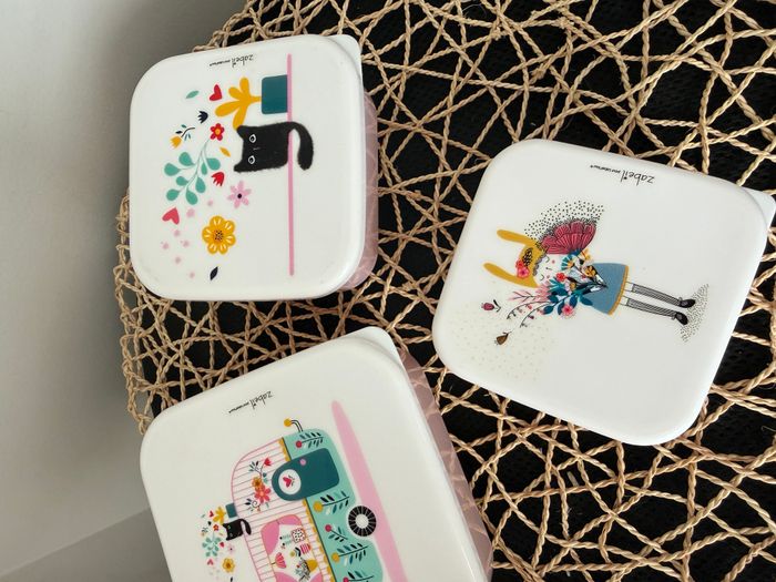 Set de 3 boîtes à gouter Caravane - photo numéro 3