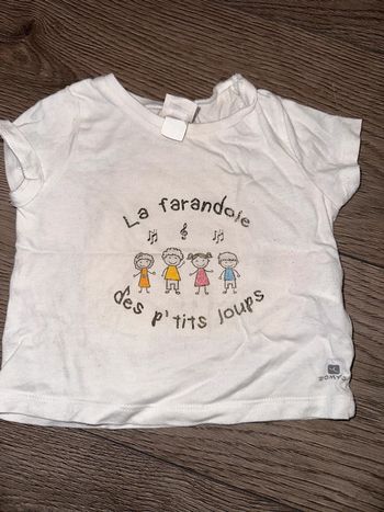 T shirt 12 mois
