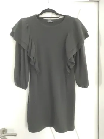 Robe en laine Bershka