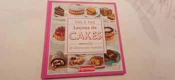 Livre Leçons de cakes, 26 recettes . Neuf