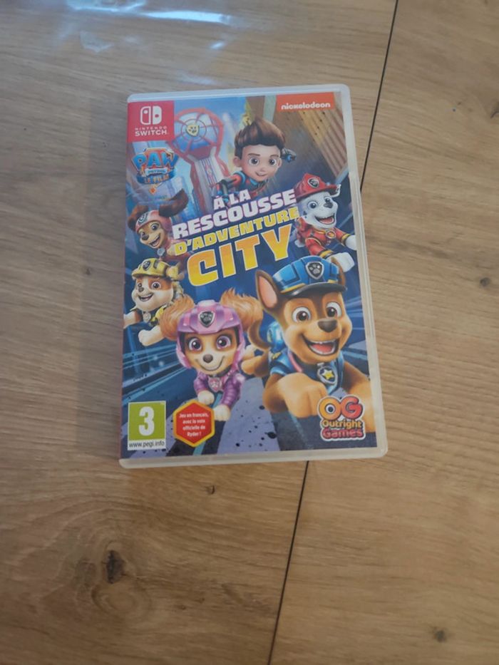 paw patrol a la rescousse d'aventure city Nintendo switch