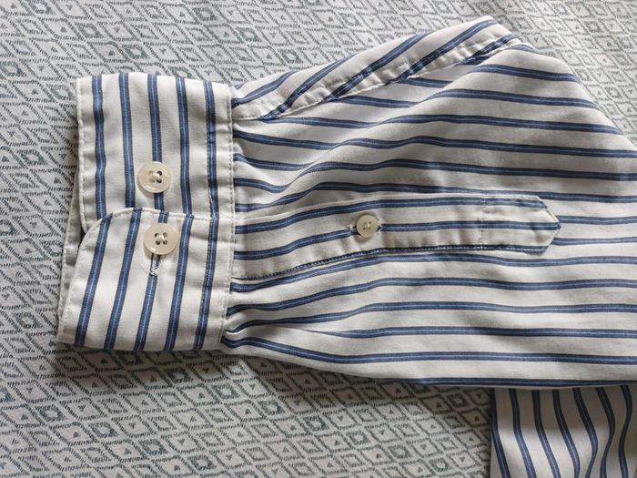 Chemise à rayures manches longues - photo numéro 6