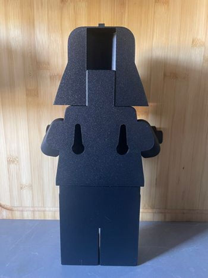 Porte-Papier Toilette Style Lego Dark Vador– Déco Fun & Originale Salle de Bain - photo numéro 3