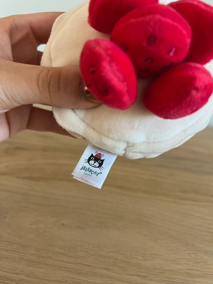 Peluche Jellycat tarte aux fraises - photo numéro 5