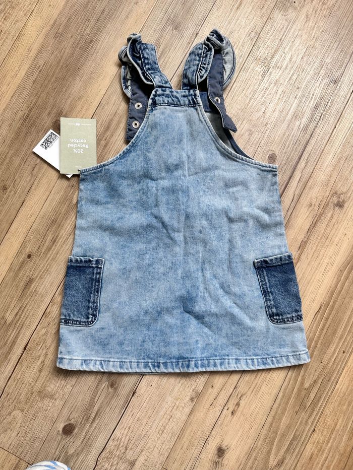 Robe en jean bicolore 2/3 ans h&m - photo numéro 3