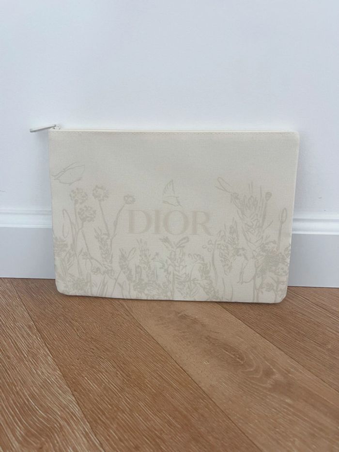 🌟 Pochette, trousse Dior neuf beige à motifs avec emballage - photo numéro 8