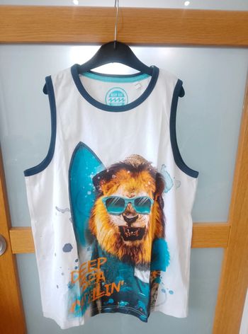 T-shirt sans manche débardeur Garçon 13/14 ans