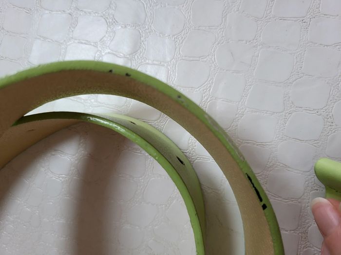 Ceinture verte pomme - photo numéro 5