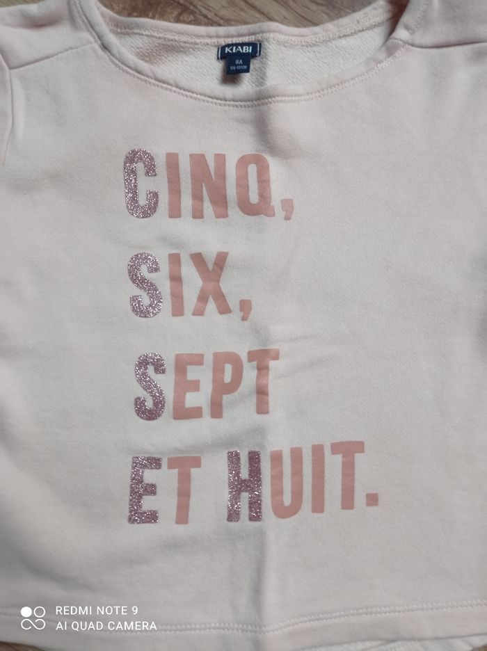 Pull sweat imprimé fille danse, Kiabi, taille 8 ans - photo numéro 2