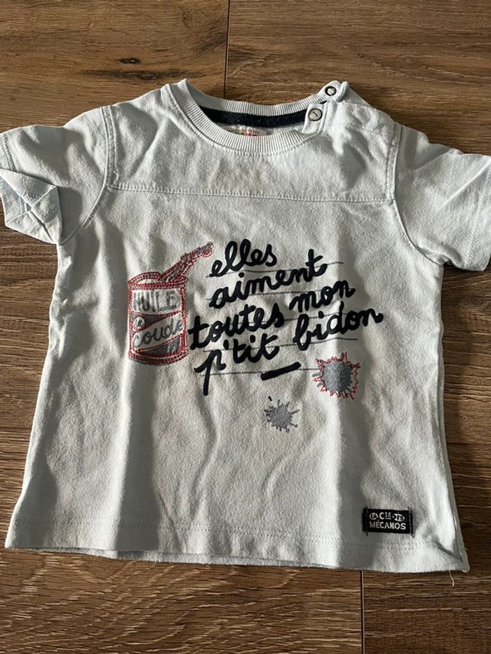 T-shirt manches courtes garçon 18 mois - photo numéro 2