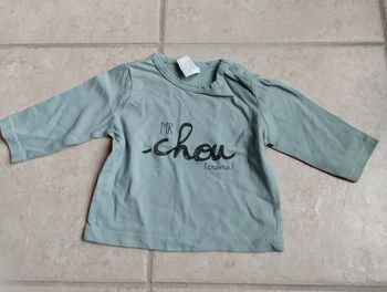 T-shirt manches longues 3 mois