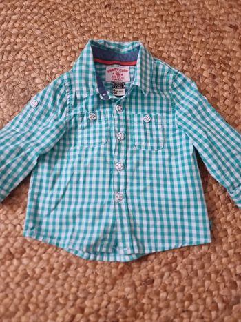 Chemise a carreaux tape a l'œil 6 mois
