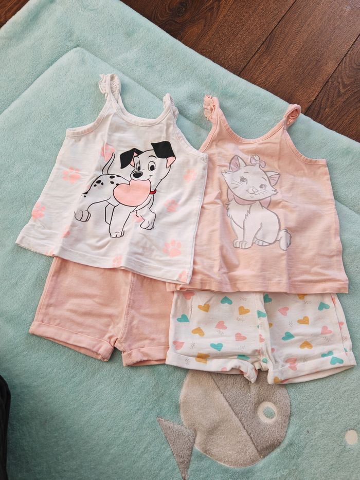 Lot débardeur short en 9 mois