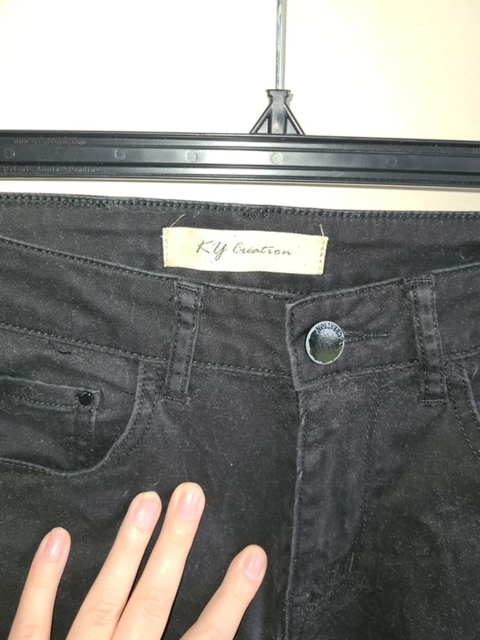 👖Jean noir KY Creation taille XS👖 - photo numéro 4