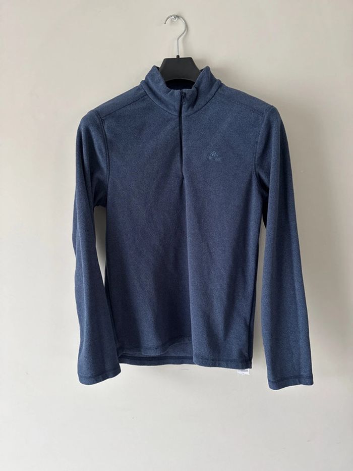 đ pull chaud homme - quechua bleu - taille M - trĂšs bon etat