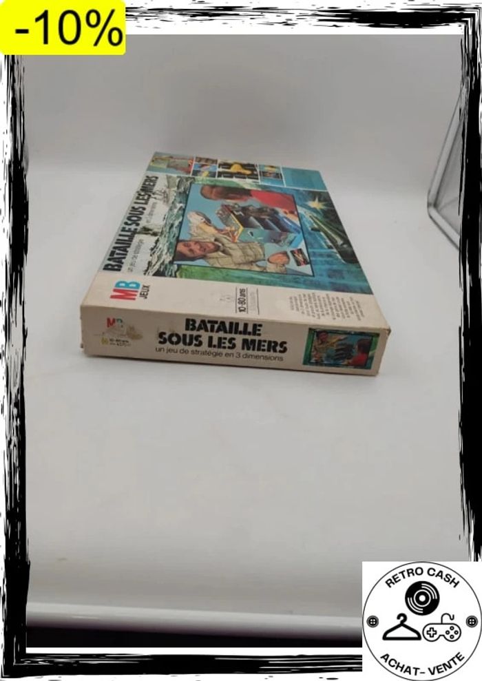 Ancien jeu Bataille sous les mers 70's Stratégie 3D bataille navale semble complet - photo numéro 13