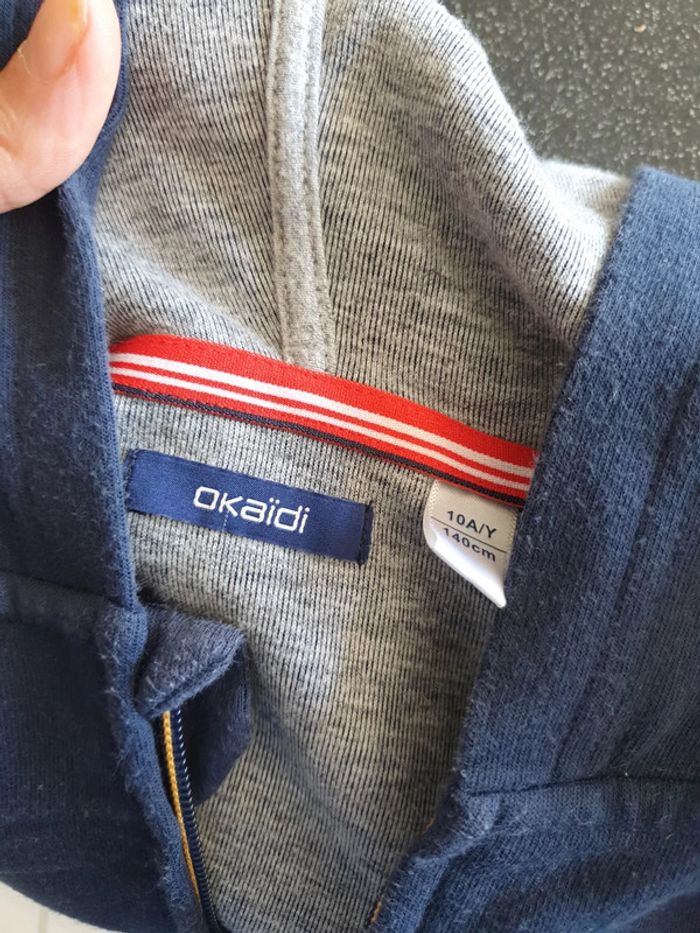 Veste zippée garçon okaidi 10 ans v1 - photo numéro 5