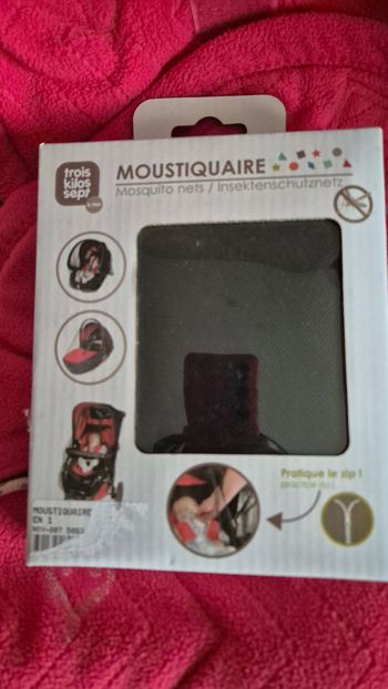 Moustiquaire pour poussette , cosy , landeau
