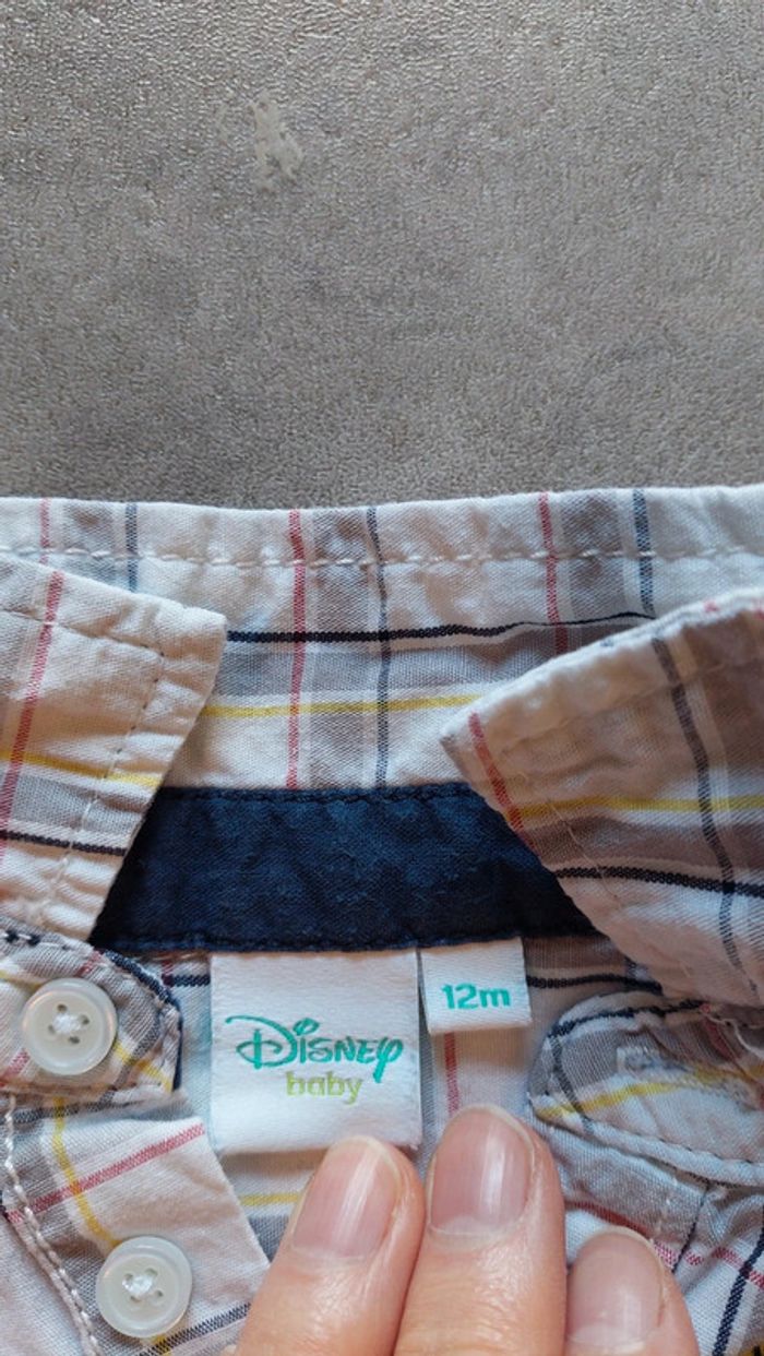 Chemise Mickey disney taille 12 mois - photo numéro 3