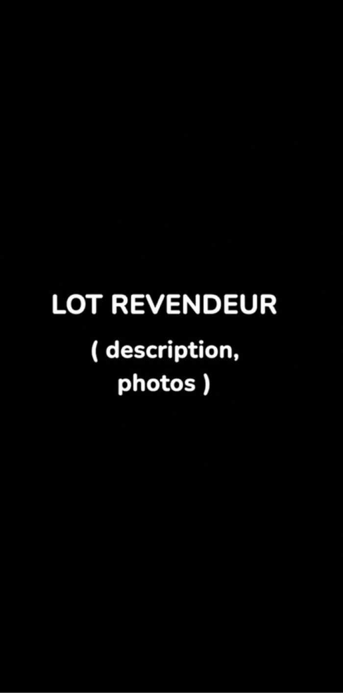 Lot revendeur
