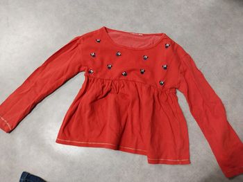 tee shirt manches longues tunique fille 6 ans