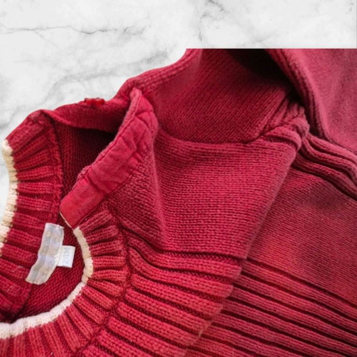 Pull 24 mois bordeaux - photo numéro 5