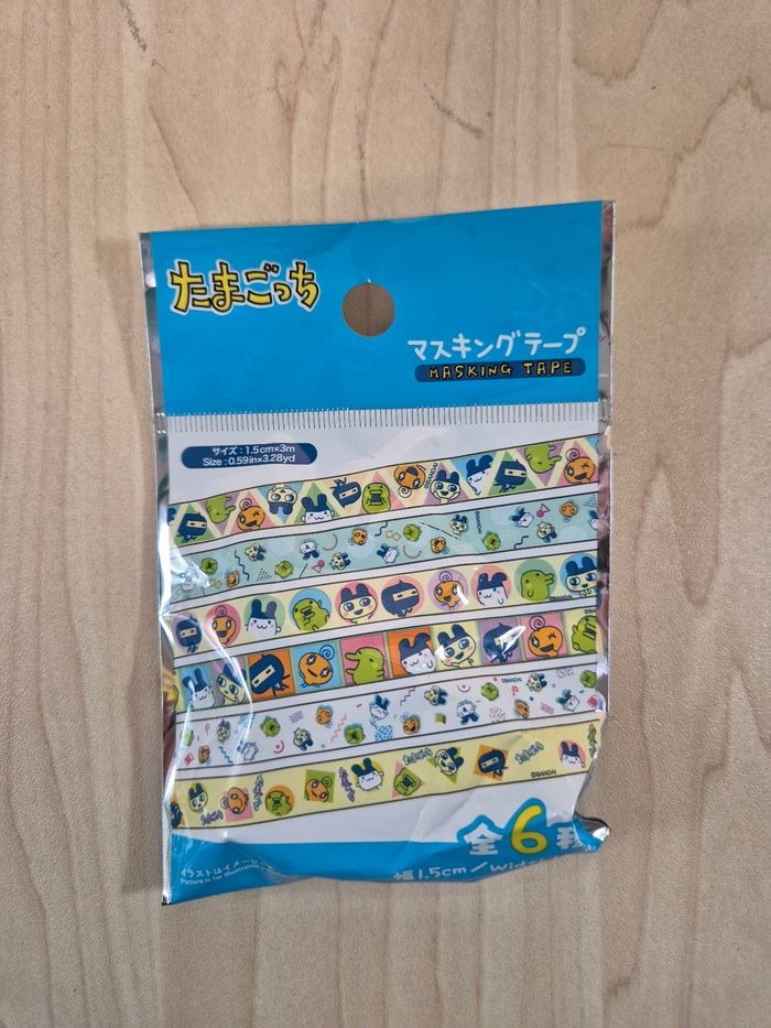 Masking tape Tamagotchi