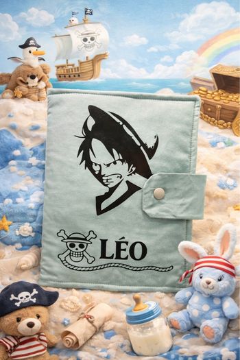 Protège carnet de santé one piece 