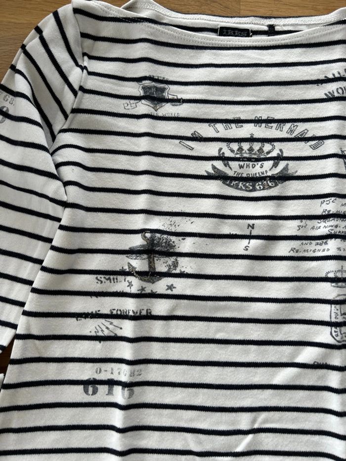 Marinière IKKS 10 ans - photo numéro 2