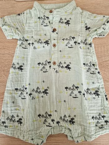 Combi short bébé garçon