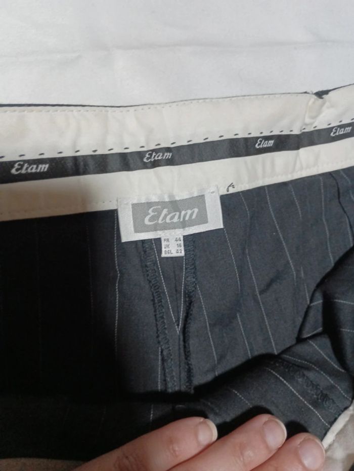Pantalon femme jambes larges Etam taille 44 - photo numéro 5