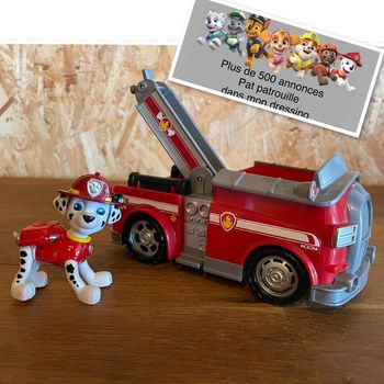 Idée cadeau 🎁 Marcus et son véhicule de la Pat Patrouille