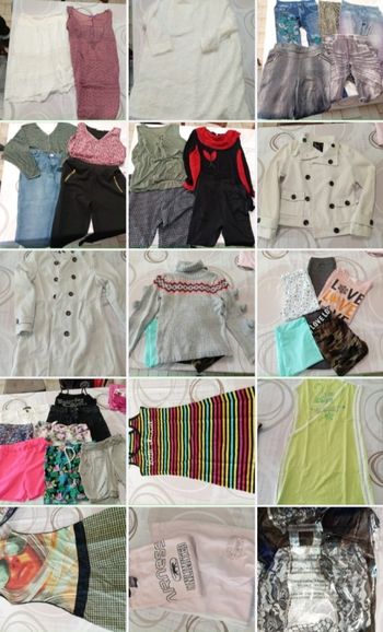 Lot vêtements fille de 10 à 14 ans 