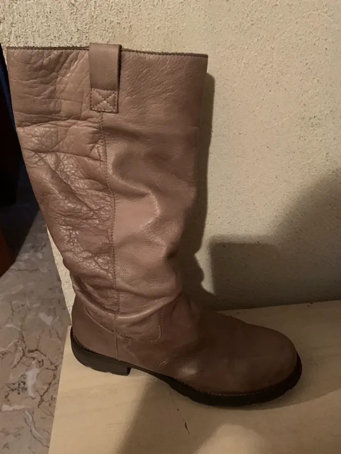Bottes cuir