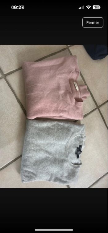 lot pull  en cachemire