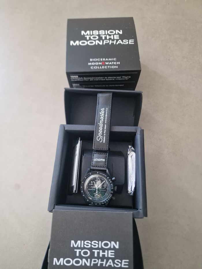 Swatch omega full black