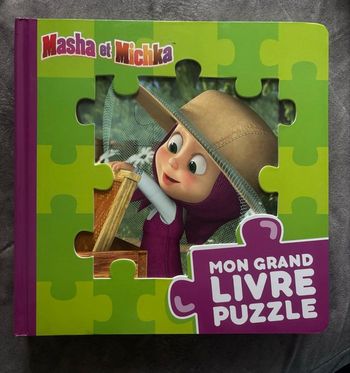 Masha et Michka - Mon grand livre puzzle