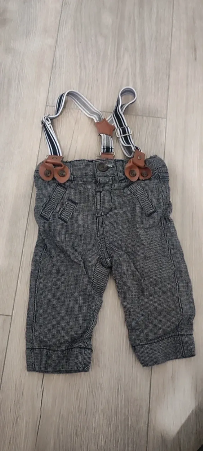 Pantalon bretelle Kiabi