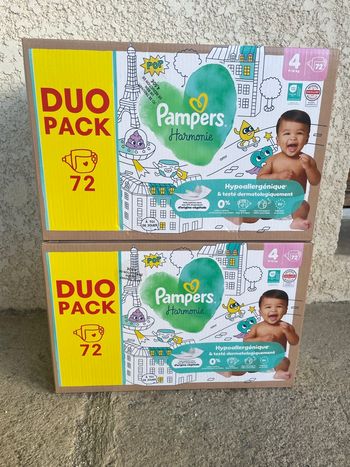 Pampers harmonie taille 4