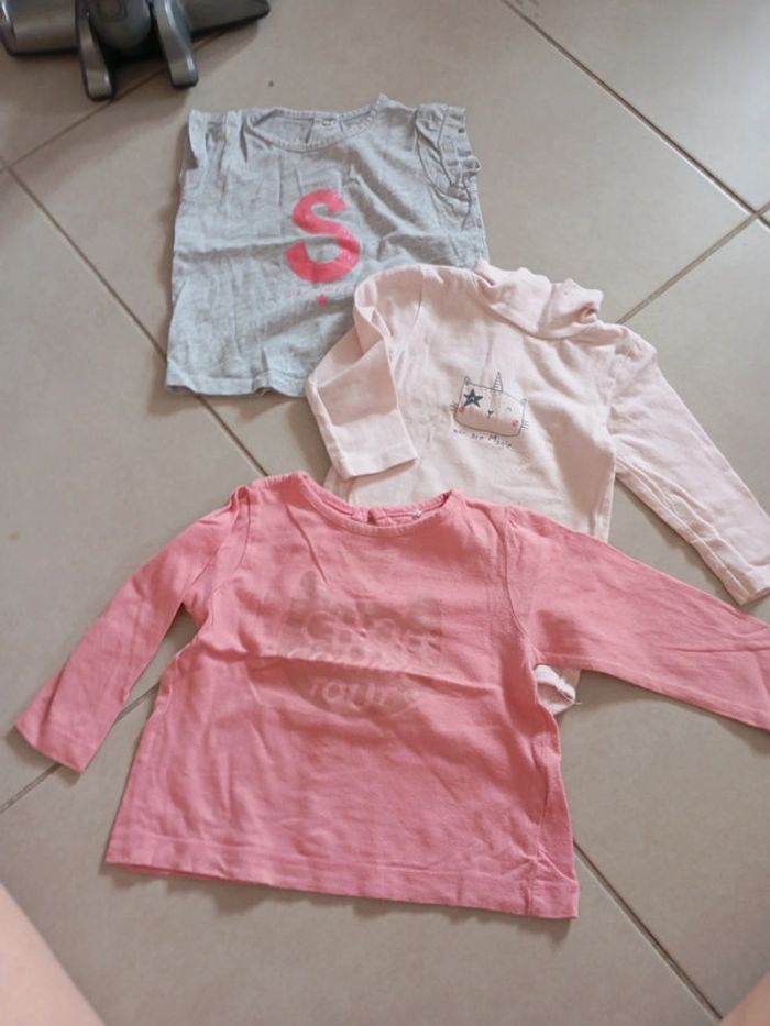 Tee-shirt, body et col roulé