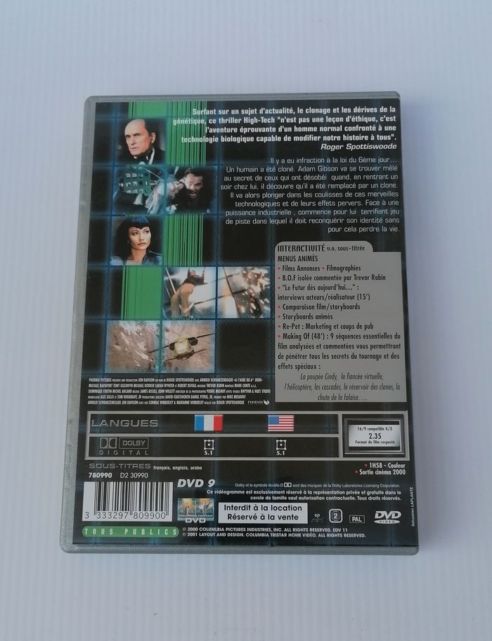 Dvd A l'aube du 6ème jour (Schwarzenegger) - photo numéro 2