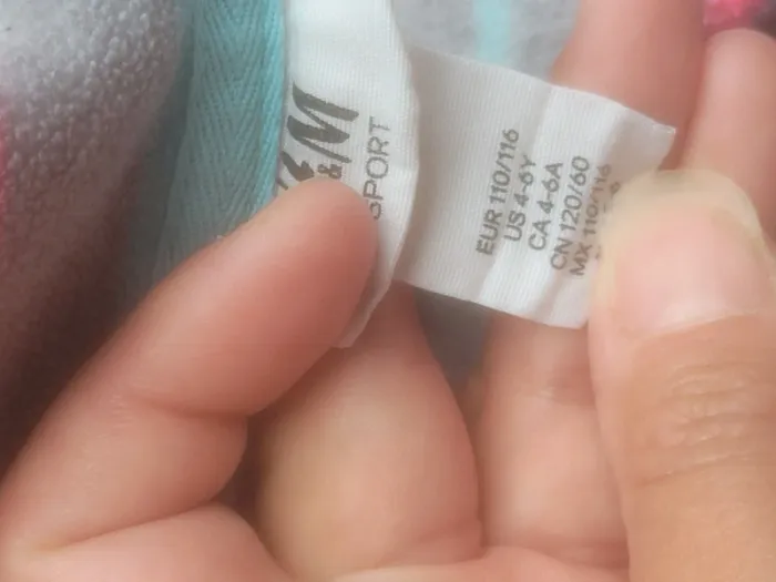Veste gilet polaire zippé à rayures 6ans H&M - photo numéro 5