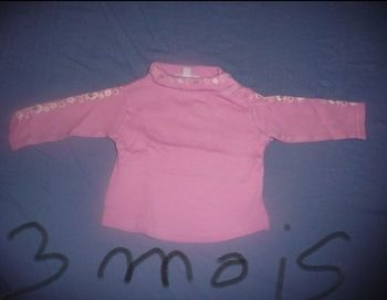 Tee shirt manche longue taille 3 mois