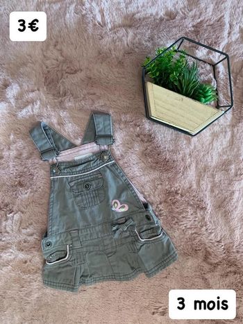 Salopette robe 🎀 3 mois