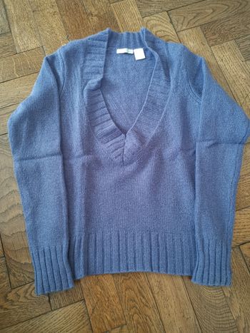Pull col V femme 38/40 La Redoute 